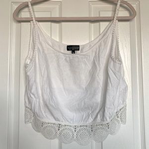 Topshop oversized crop top